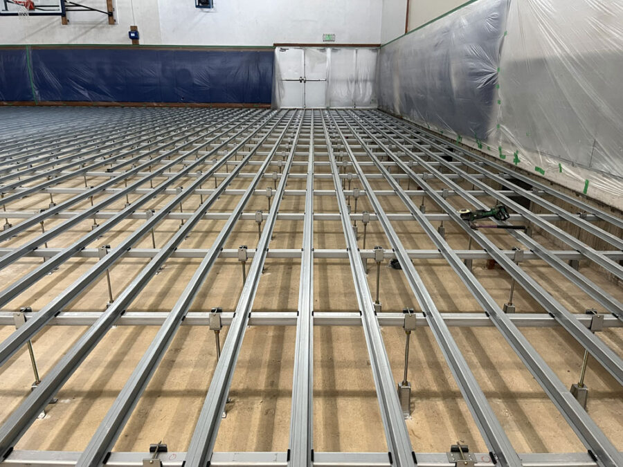 鋼製床施工